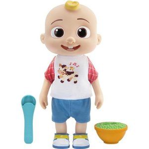 CoComelon Deluxe Interactive Doll - Bowl of Peas, Toys for Preschoolers Infant